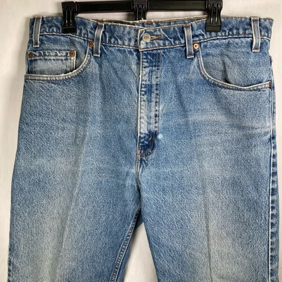 VTG 90s Levi's Men's 505 Straight Jeans Y2K - Picture 3 of 8